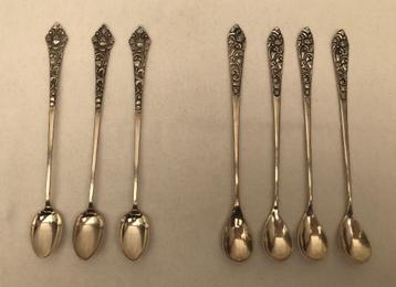 Djokja zilver  Cocktail/Sorbet lepels  beschikbaar voor biedingen