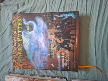 J.K. Rowling Harry Potter 1-5 illustrated editions beschikbaar voor biedingen