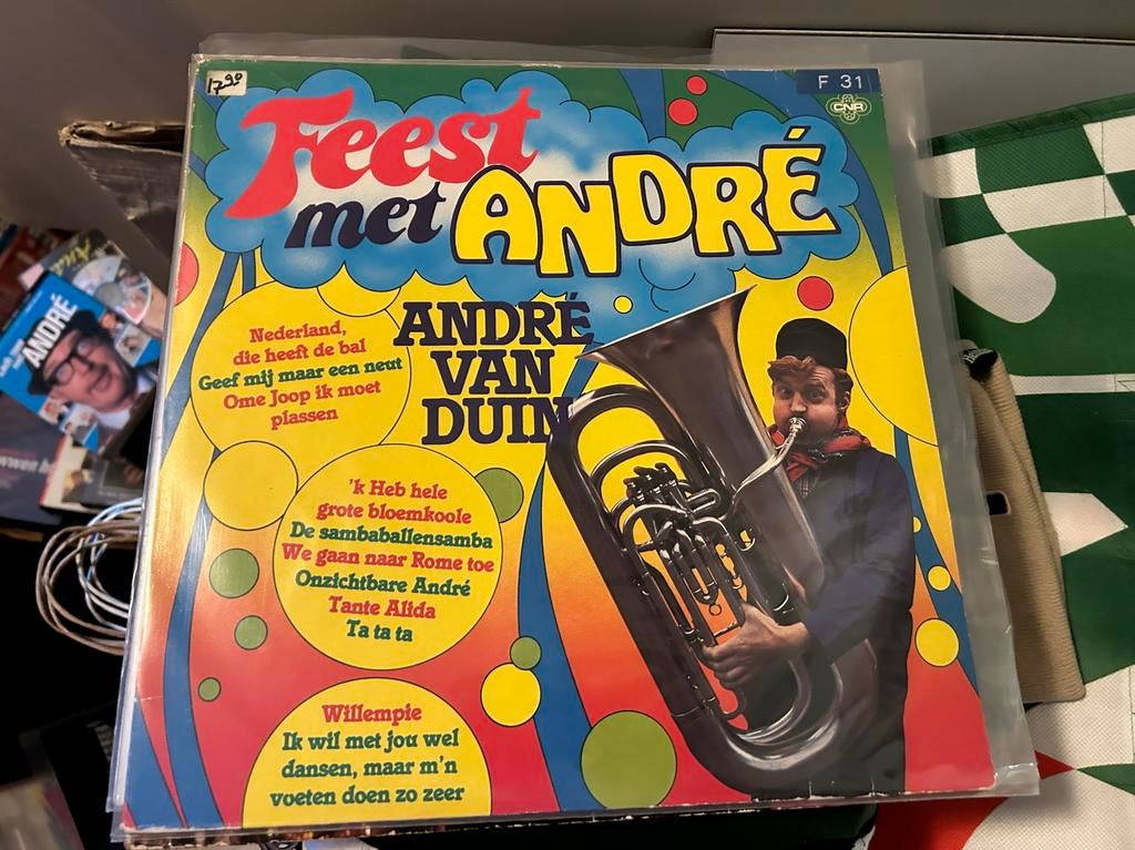 Feest met Andre van Duin LP, Ophalen, Zo goed als nieuw, 12 inch, Levenslied of Smartlap