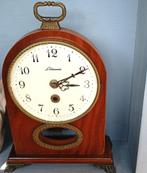 NUFA tafelklokje - 8 Daags mechanisch slinger uurwerk (1963), Antiek en Kunst, Ophalen of Verzenden