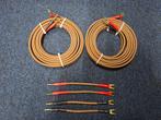 2 x 2,65 m. Van den Hul MC D-352 Kabels + 4 Jumpers, Ophalen of Verzenden, Gebruikt, 2 tot 5 meter, Luidsprekerkabel
