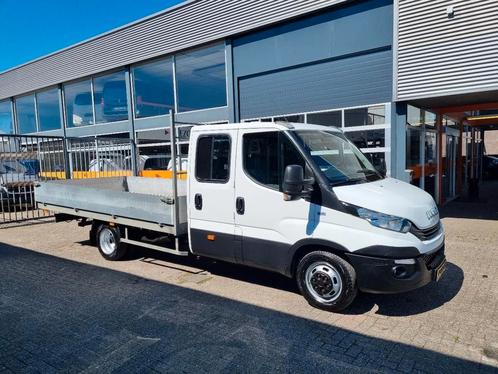 Iveco Daily 35C18 3.0D DC 6 zits Open laadbak 4.10m EURO 6, Auto's, Bestelauto's, Bedrijf, Te koop, ABS, Airbags, Airconditioning