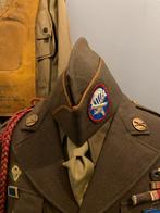 WW2 US Airborne Garrison Cap, Ophalen of Verzenden, Landmacht, Amerika, Helm of Baret