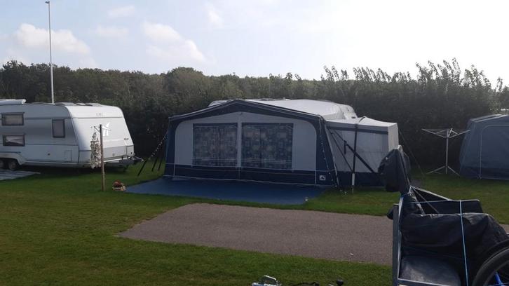 Dorema, omloopmaat 911-945 cm, met luifel en zijtent, Caravans en Kamperen, Caravan accessoires, Gebruikt, Ophalen