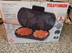 Telefunken duo wafelijzer, Witgoed en Apparatuur, Wafelijzers, Ophalen of Verzenden, Zo goed als nieuw