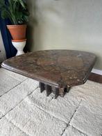 Brutalist Salontafel Natuursteen met Fossielen, Antiek en Kunst, Ophalen of Verzenden