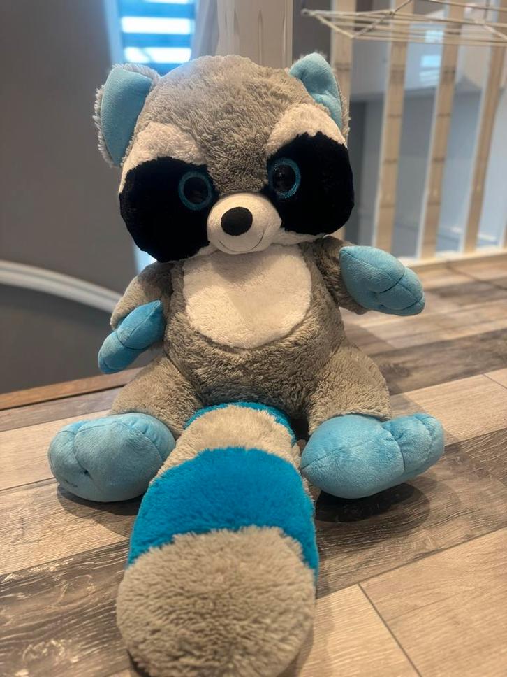 Knuffels Wasbeer & Uil - Rookvrij Huis!, Kinderen en Baby's, Speelgoed | Knuffels en Pluche, Zo goed als nieuw, Overige typen