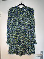 ZARA dames bloemen flower pliche plooien jurk dress mt M, Maat 38/40 (M), Ophalen of Verzenden, Zo goed als nieuw, Knielengte