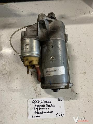 Opel Vivaro Renault trafic  1.9 diesel 2004 Startmotor beschikbaar voor biedingen