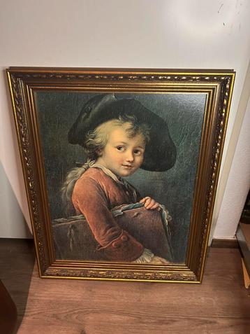Leuke vintage schilderij barok beschikbaar voor biedingen