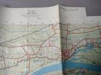 39 G Leeuwen Ijzendoorn Wamel Megen Ochten Plattegrond 1957, Antiek en Kunst, Kunst | Litho's en Zeefdrukken, Ophalen of Verzenden