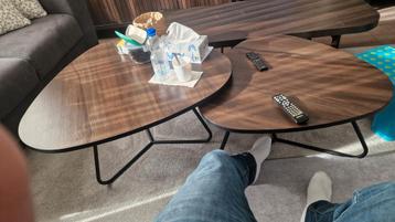 Set van 2 ovale salontafels beschikbaar voor biedingen