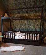 Bedhuisje JORG Zwart 90x200, Kinderen en Baby's, Kinderkamer | Bedden, Ophalen, 85 tot 100 cm, Gebruikt, Hoogslaper of Stapelbed