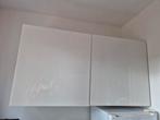(Bij)keukenkastje hoogglans wit, Huis en Inrichting, Keuken | Keukenelementen, Ophalen, Gebruikt, 100 tot 150 cm, Wit