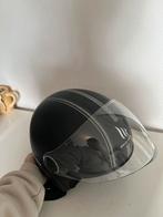 Scooter helm zwart, Fietsen en Brommers, Ophalen, Zo goed als nieuw