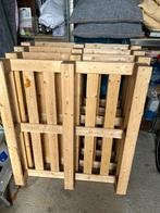 4 nieuwe pallets voor palletbed, Doe-het-zelf en Verbouw, Hout en Planken, Ophalen, Zo goed als nieuw, 50 mm of meer, Pallet