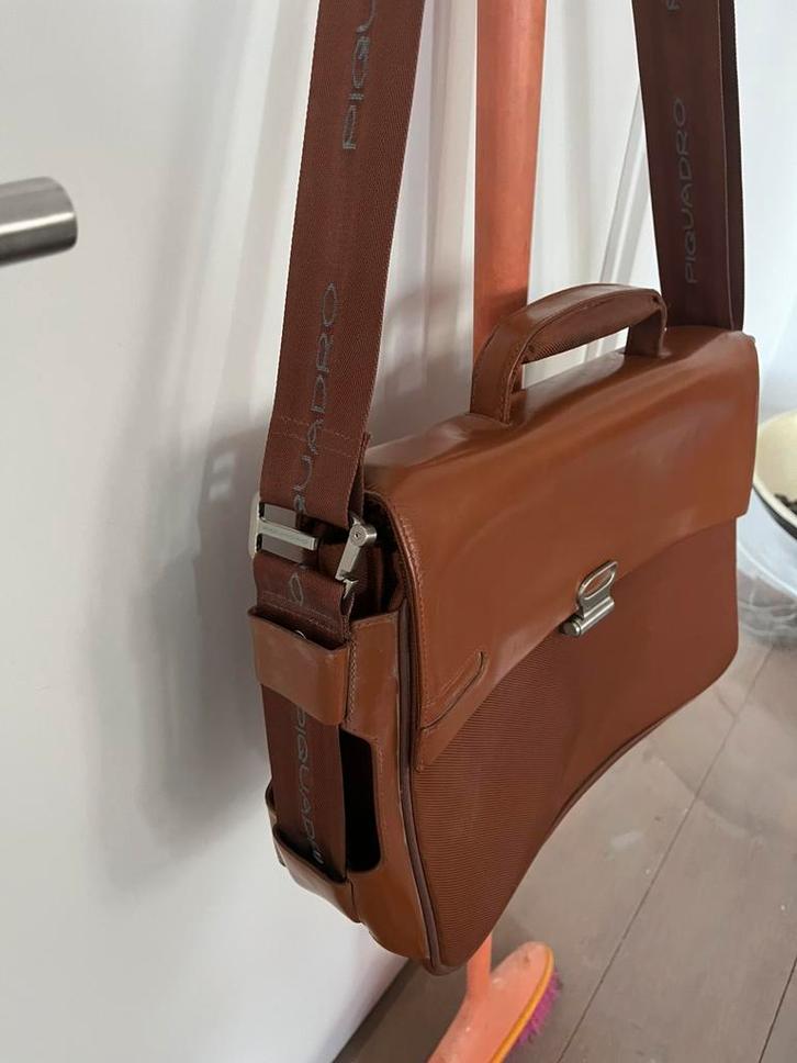 Piquardro laptop aktetas, Computers en Software, Laptoptassen, Zo goed als nieuw, Aktetas, 14 inch, Ophalen of Verzenden