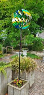 windmolen / WERELDBOL / WINDSPINNER, Tuin en Terras, Windwijzers en Windmolens, Huis en tuin decoratie Marie, Nieuw, Info@huisentuindecoratiemarie.nl