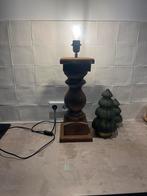 Baluster Lampenvoet - Houten Design, Ophalen, Zo goed als nieuw, Hout, Minder dan 100 cm