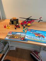 Lego city set 60108 brandweer helikopter compleet gebouw, Complete set, Gebruikt, Ophalen of Verzenden, Lego