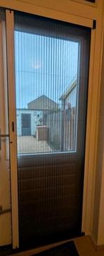 Plisse Hordeur - Zo goed als nieuw, Doe-het-zelf en Verbouw, Deuren en Horren, Ophalen, 80 tot 100 cm, Hordeur, Zo goed als nieuw