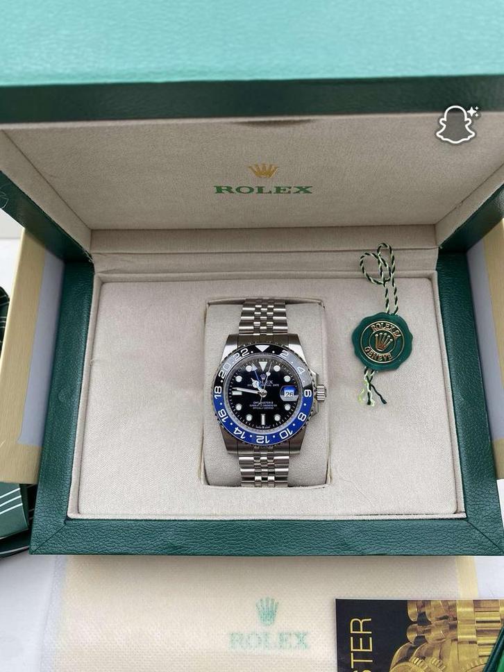 Rolex GMT Batgirl Master II 41mm, Sieraden, Tassen en Uiterlijk, Horloges | Heren, Nieuw, Rolex, Staal, Ophalen of Verzenden