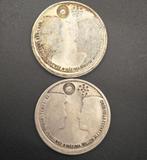 2x Zilveren 10 Euro 2002, Postzegels en Munten, Munten | Nederland, Setje, Koningin Beatrix, Zilver, Euro's