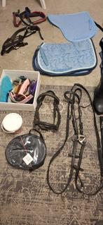 Pony schetlander spullen, zadel hoofdstel, Dieren en Toebehoren, Paarden en Pony's | Hoofdstellen en Tuigage, Ophalen, Overige soorten