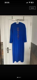 Koningsblauwe Marokkaanse jeleba, Kleding | Dames, Overige typen, Blauw, Zo goed als nieuw, Ophalen