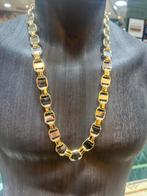 18Kt Goud - 58.5 Gr - PLATTE MAGNUM - Ketting, Ophalen, Nieuw, Goud, Goud