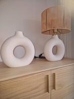 H&M DONUTLAMP LAMP INCL KAP EN VAAS, Ophalen, Zo goed als nieuw, Rond, 50 cm of meer