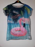 Someone shirt tshirt flamingo 152, Kinderen en Baby's, Kinderkleding | Maat 152, Meisje, Zo goed als nieuw, Shirt of Longsleeve