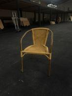 30x bruine terrasstoelen – stevig en weerbestendig, Tuin en Terras, Ophalen, Gebruikt, Aluminium, Stapelbaar