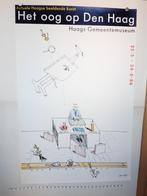 Poster Jaap Vegter Oog op Den Haag, Rechthoekig Staand, Verzenden, Zo goed als nieuw, A1 t/m A3