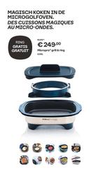 Nieuwe micropro grill+ring+receptenboek+verzending, Ophalen of Verzenden, Nieuw, Overige typen