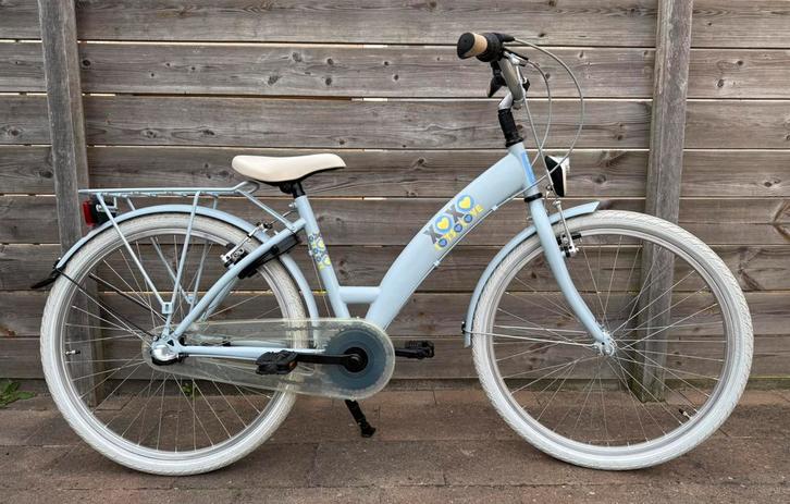 Zeer nette Bike Fun Kids Lots of Love 24 inch meisjesfiets, Fietsen en Brommers, Fietsen | Meisjes, Gebruikt, 24 inch, Handrem