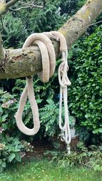Longeertouw, katoen, wit, Dieren en Toebehoren, Ophalen of Verzenden, Gebruikt