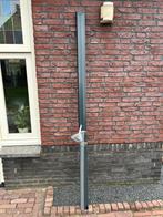 Plisse hordeur antraciet, Doe-het-zelf en Verbouw, Deuren en Horren, Ophalen, Zo goed als nieuw, Hordeur, 200 tot 215 cm