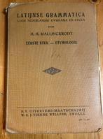 Latijnse Grammatica - Mallinckrodt - 1951, Ophalen of Verzenden, Alpha, Gelezen, Niet van toepassing