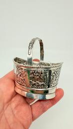Antiek Hollands zilveren bakje met vast hengsel. 1886!, Antiek en Kunst, Antiek | Goud en Zilver, Ophalen of Verzenden, Zilver