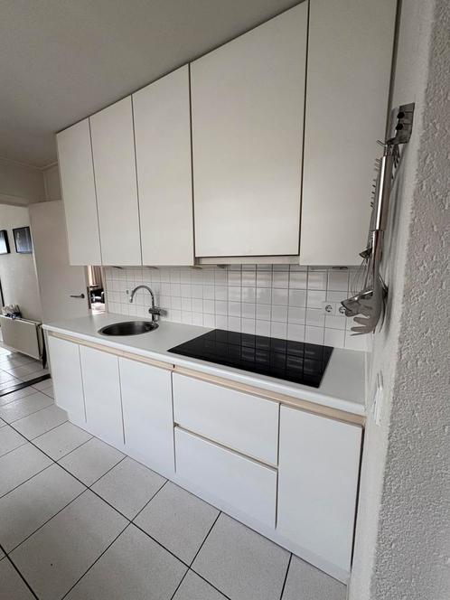 Siematic keuken, greeploos mat wit, Huis en Inrichting, Keuken | Complete keukens, Zo goed als nieuw, Enkelwandige keuken, Wit