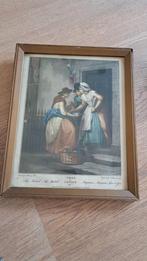 Antieke prent, Antiek en Kunst, Kunst | Schilderijen | Klassiek, Ophalen of Verzenden