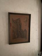 Te koop antieke  pentekening uit 1940, Antiek en Kunst, Kunst | Etsen en Gravures, Ophalen
