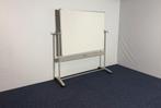 2 x Verrijdbaar whiteboard IVOL, grijs/wit, 150 x 120 cm., Diversen, Schoolborden, Ophalen, Mobiel, Gebruikt, Whiteboard