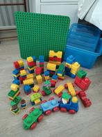 Prachtige set Lego Duplo.  Met trein, werkblad en opbergdoos, Ophalen of Verzenden, Zo goed als nieuw, Duplo