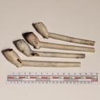 Bodemvondst 4 goudse pijpen Amsterdam, Antiek en Kunst, Ophalen of Verzenden