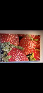 Aardbeien Afbeelding - Woondecoratie Keuken/Eetkamer - Fruit, Ophalen