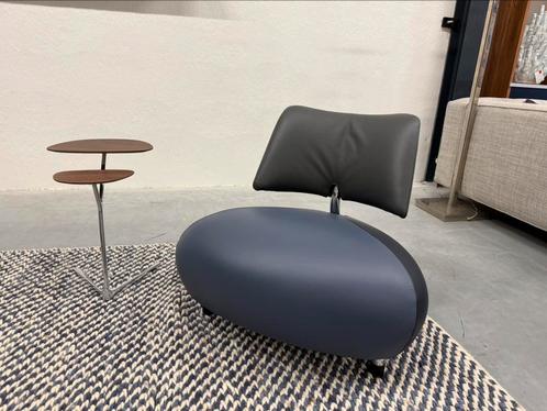 Nieuw Leolux pallone fauteuil Blauw grijs leer design stoel, Huis en Inrichting, Fauteuils, Nieuw, Leer, Ophalen of Verzenden