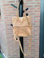 Shabbies Amsterdam Crossbodytas Schoudertas Suede lichtbruin, Sieraden, Tassen en Uiterlijk, Tassen | Damestassen, Ophalen, Gebruikt