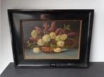 Twee schilderijen met bloemen van J. Ofeigssen, Antiek en Kunst, Kunst | Schilderijen | Klassiek, Ophalen
